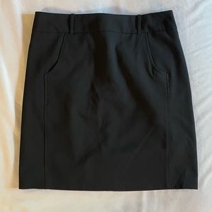 Daisy Fuentes Pencil Skirt with pockets Black Fully Lined size 10